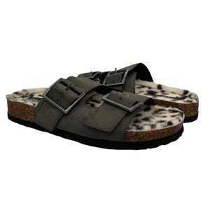 Sole Society Faux Fur Sandals NWT (6.5 M)